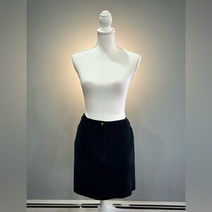 Black Hugo Buscati A-Line Mini Skirt Size 10 EUC